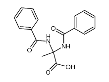 2,2-bis-benzoylamino-propionic acid Structure