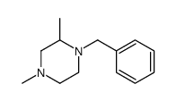 1-benzyl-2,4-dimethylpiperazine Structure