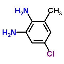 5-氯-3-甲基-1,2-亚苯基二胺结构式