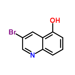 3-溴喹啉-5-醇结构式