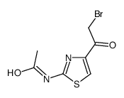 N-[4-(2-bromoacetyl)-1,3-thiazol-2-yl]acetamide结构式