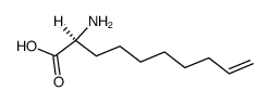 (S)-2-aminodec-9-enoic acid structure