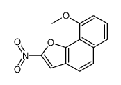 9-Methoxy-2-nitronaphtho(1,2-b)furan Structure