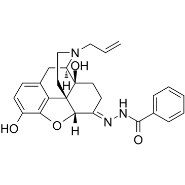 Naloxone benzoylhydrazone structure