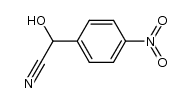 2-(4-nitrophenyl)-2-hydroxyacetonitrile结构式