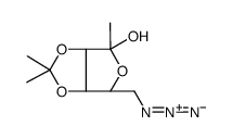 D-Tagatose, 6-azido-1,6-dideoxy-3,4-O-(1-methylethylidene)- Structure