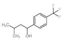 3-METHYL-1-(4-(TRIFLUOROMETHYL)PHENYL)BUTAN-1-OL Structure