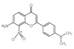 7-Amino-2-(4-(dimethylamino)phenyl)-8-nitro-4H-chroMen-4-one structure