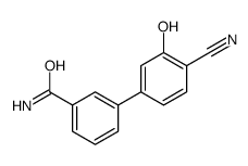 3-(4-cyano-3-hydroxyphenyl)benzamide结构式