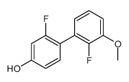 3-fluoro-4-(2-fluoro-3-methoxyphenyl)phenol Structure