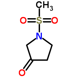 1-(Methylsulfonyl)-3-pyrrolidinone Structure