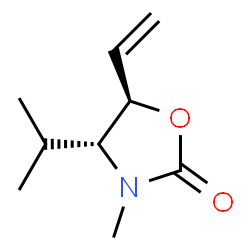 2-Oxazolidinone,5-ethenyl-3-methyl-4-(1-methylethyl)-,trans-(9CI) structure