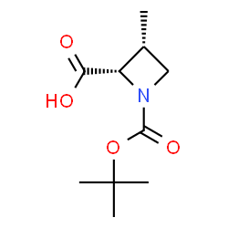 (2S,3R)-1-[(tert-butoxy)carbonyl]-3-methylazetidine-2-carboxylic acid picture