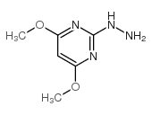 (4,6-二甲氧基嘧啶-2-基)肼结构式