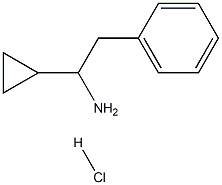 1-cyclopropyl-2-phenylethan-1-amine hydrochloride structure