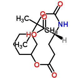 Boc-D-Glu(ochex)-OH Structure