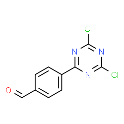 4-(4, 6-Dichloro-1, 3, 5-triazin-2-yl)benzaldehyde structure