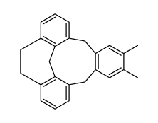 11,12-dimethyl-4,5,9,14-tetrahydro-8b,14b-methanotribenzo[ab:e:hi]cyclododecene Structure