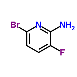 6-溴-3-氟吡啶-2-胺结构式