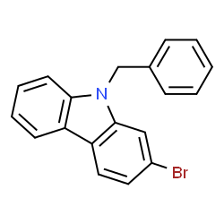 9-benzyl-2-bromo-9H-carbazole structure