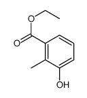 3-羟基-2-甲基苯甲酸乙酯结构式