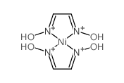 Nickel, bis[[ethanedialdi(oximato-kN)(1-)]-, (SP-4-1)- (9CI) structure