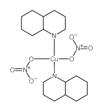 copper,3,4,4a,5,6,7,8,8a-octahydro-2H-quinolin-1-ide,nitric acid Structure