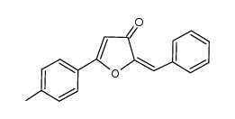 2-benzylidene-5-(p-tolyl)furan-3(2H)-one Structure