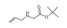 tert-butyl-(prop-2-en-1-ylamino)-acetate Structure