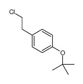 1-(2-chloroethyl)-4-[(2-methylpropan-2-yl)oxy]benzene Structure