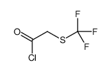 2-(trifluoromethylsulfanyl)acetyl chloride结构式