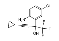 2-Amino-5-chloro-α-(2-cyclopropylethynyl)-α-(trifluoromethyl)benzeneMethanol Structure