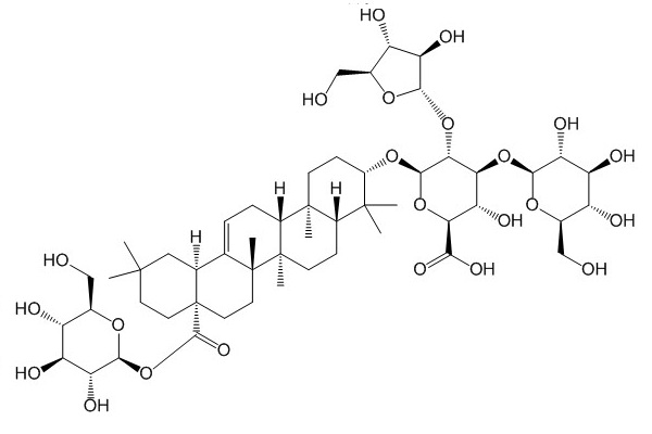 Kalopanax saponin G Structure