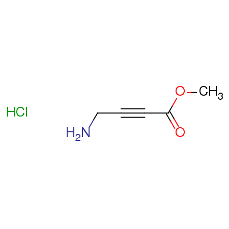 methyl 4-aminobut-2-ynoate hydrochloride Structure