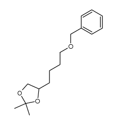 1,2-O-isopropylidene-6-O-benzylhexane-1,2,6-triol结构式