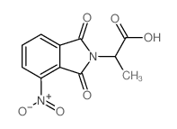 2-(4-NITRO-1,3-DIOXO-1,3-DIHYDRO-2H-ISOINDOL-2-YL)PROPANOIC ACID structure