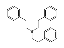 tris(2-phenylethyl)borane结构式