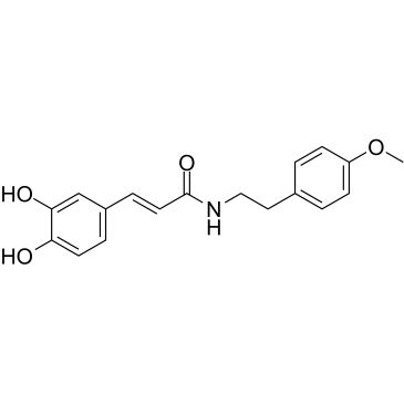 N-Caffeoyl O-methyltyramine structure