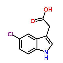 (5-Chloro-1H-indol-3-yl)acetic acid Structure