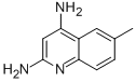 6-methylquinoline-2,4-diamine structure