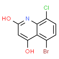 5-Bromo-8-Chloro-2-Hydroxyquinolin-4(1H)-One structure