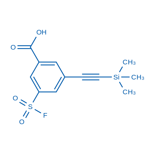 3-(氟磺酰基)-5-((三甲基硅烷基)乙炔基)苯甲酸图片