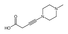 2-Butynoicacid,4-(4-methyl-1-piperazinyl)-(9CI)结构式