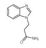 1H-Benzimidazole-1-propanamide(9CI) Structure