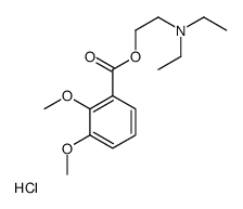 2-(Diethylamino)ethyl 2,3-dimethoxybenzoate hydrochloride (1:1) Structure