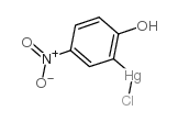 2-(氯汞)-4-硝基酚结构式