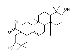 3β,21β-Dihydroxyolean-12-en-28-oic acid结构式