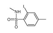 2-iodo-N,4-dimethylbenzenesulfonamide结构式