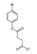 4-(4-bromophenoxy)-4-oxobutanoate Structure