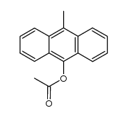 9-acetoxo-10-methyl-anthracene Structure